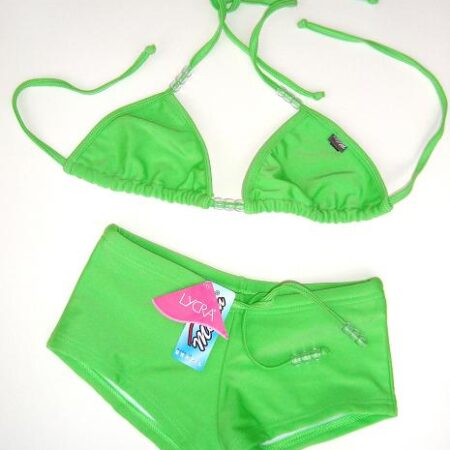 Grønn brasiliansk bikini