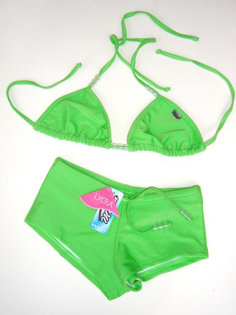 Grønn brasiliansk bikini